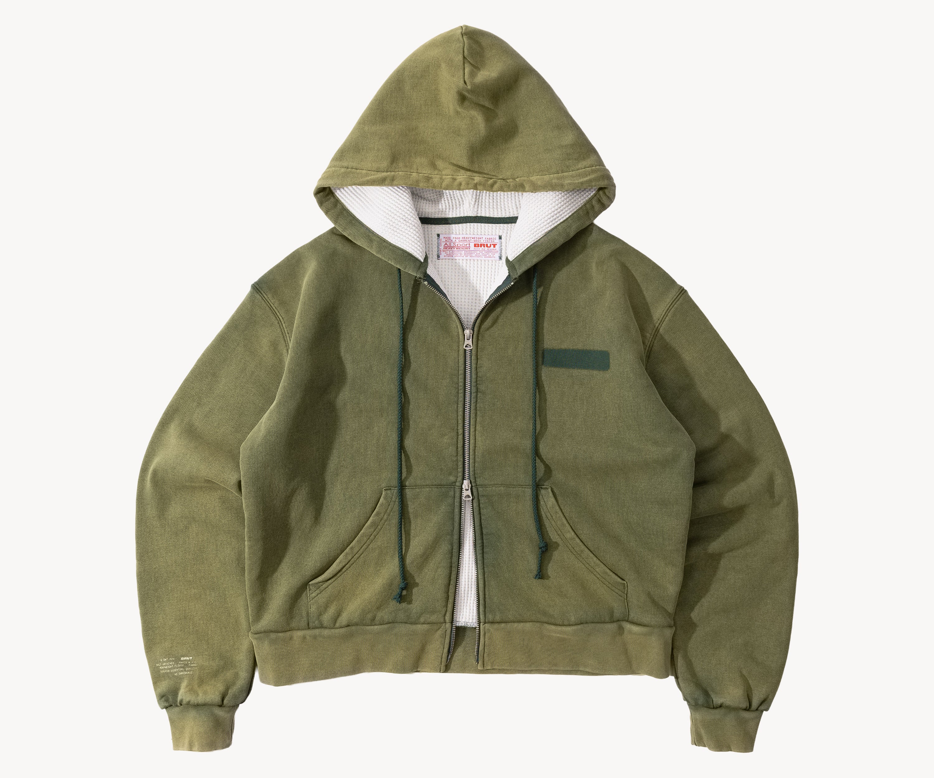 The Ragged Thermal Hoodie - Wholesale designer from BRUT Clothing, France