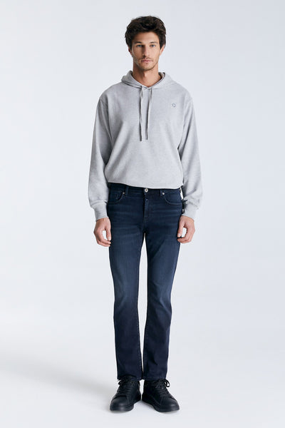 Lance Mid Waist Regular Length 5 Pocket Jeans Night Blue - Wholesale budget from C.O.J. Denim, 