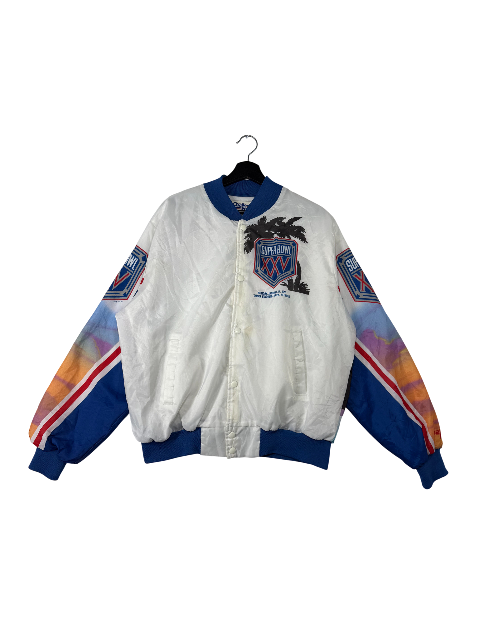1991 Super Bowl Chalk Line Jacket - Wholesale casual from Carole Thrift Shop, Canada