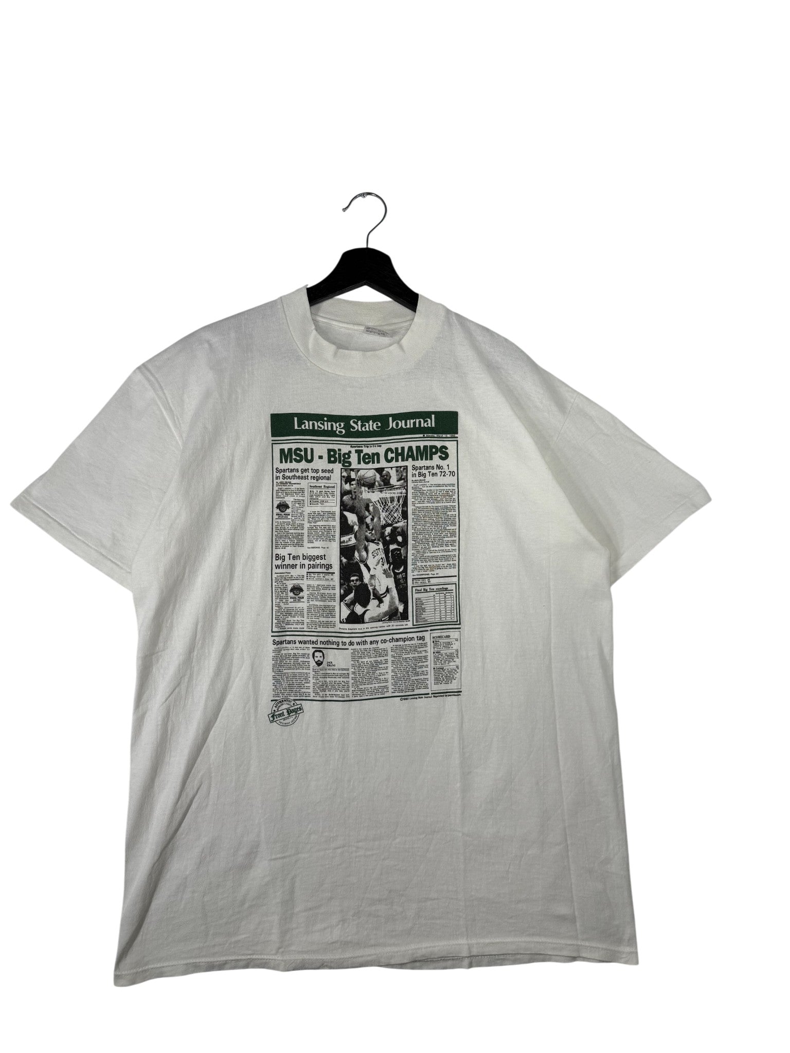1990 Michigan State T-Shirt - Wholesale denim from Carole Vintage, Canada