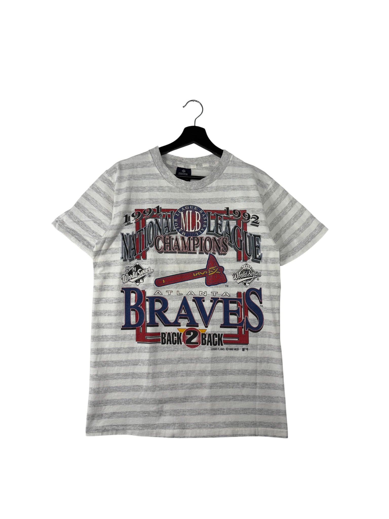 1992 Atlanta Braves World Series T-Shirt - Wholesale denim from Carole Vintage, Canada