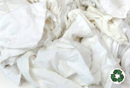 Recycled White T-Shirt Knit - Wholesale budget from Carolina Textiles, United States