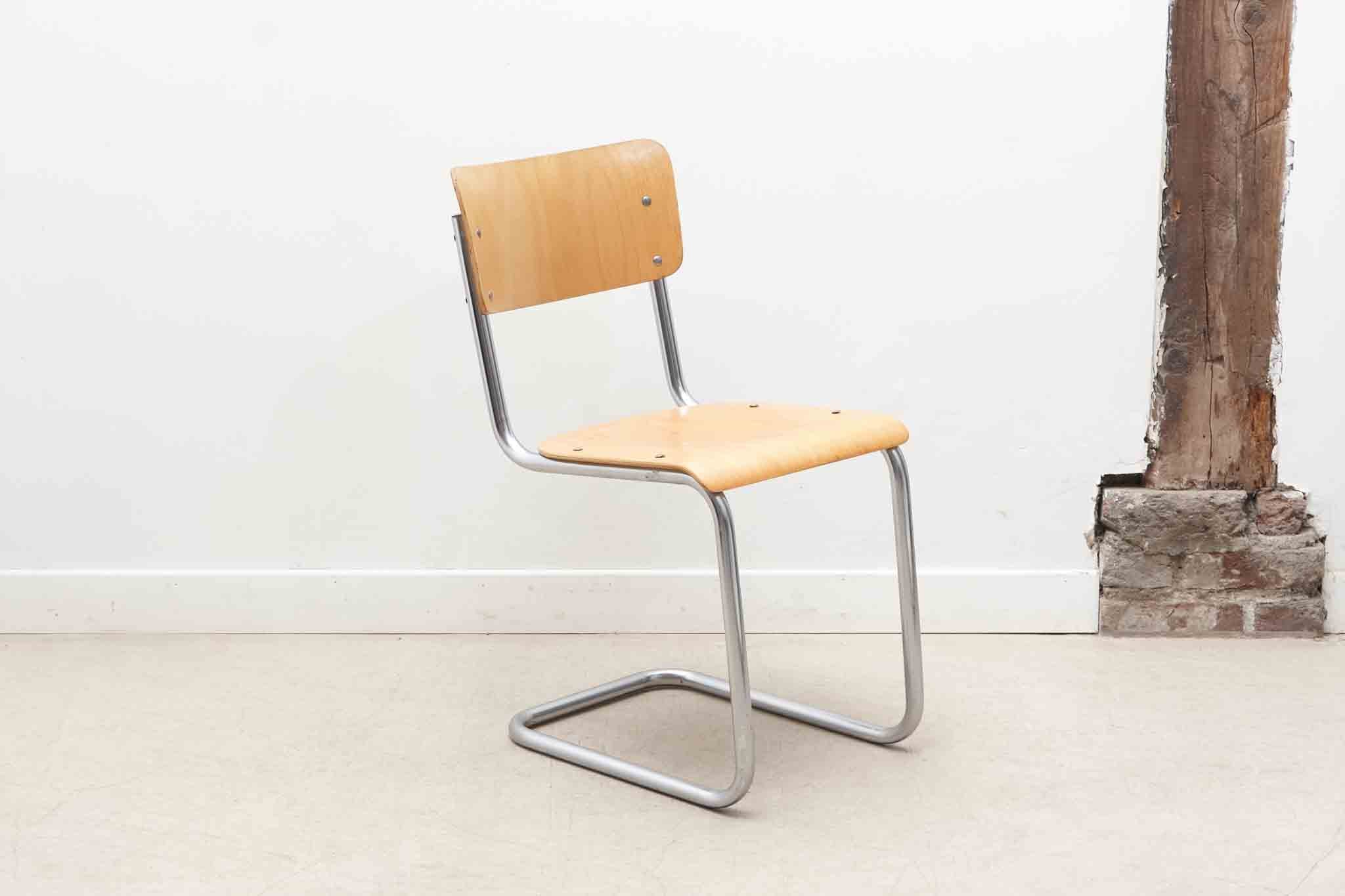 Chaise style Cesca B32 chêne et chrome - Wholesale boutique from Cartel de Belleville, France