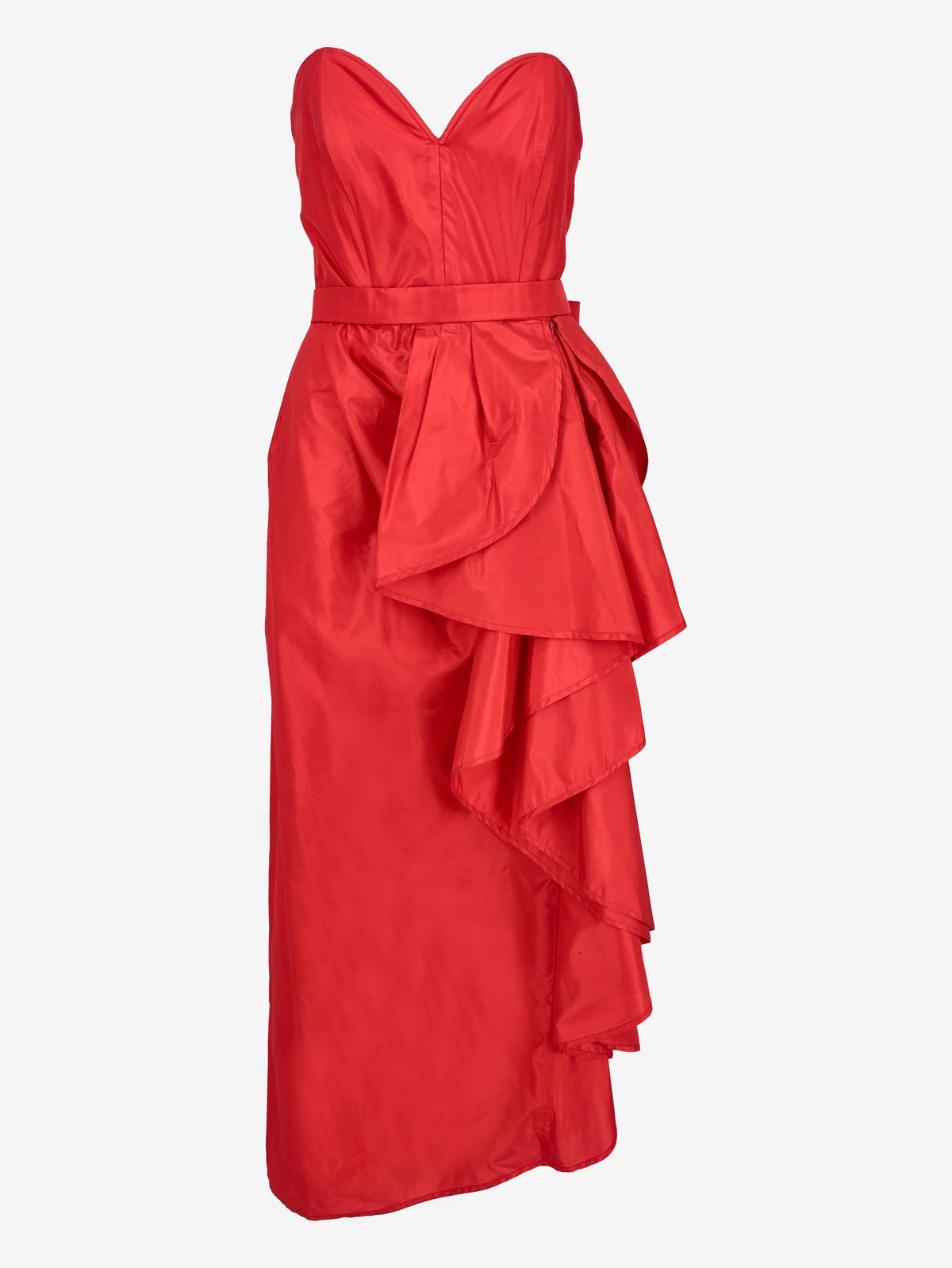Vintage Elegant Sweetheart Neckline Draped Dress - Wholesale accessories from Cavalli e Nastri, Italy