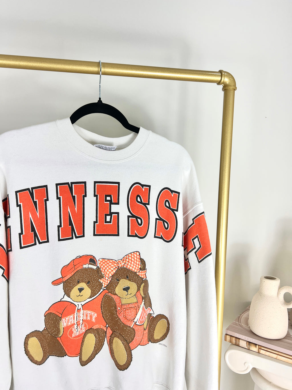 VINTAGE UNIVERSITY OF TENNESSEE VOLUNTEERS TEDDYBEAR CREWNECK - Wholesale boho from Closet From Hell, Canada