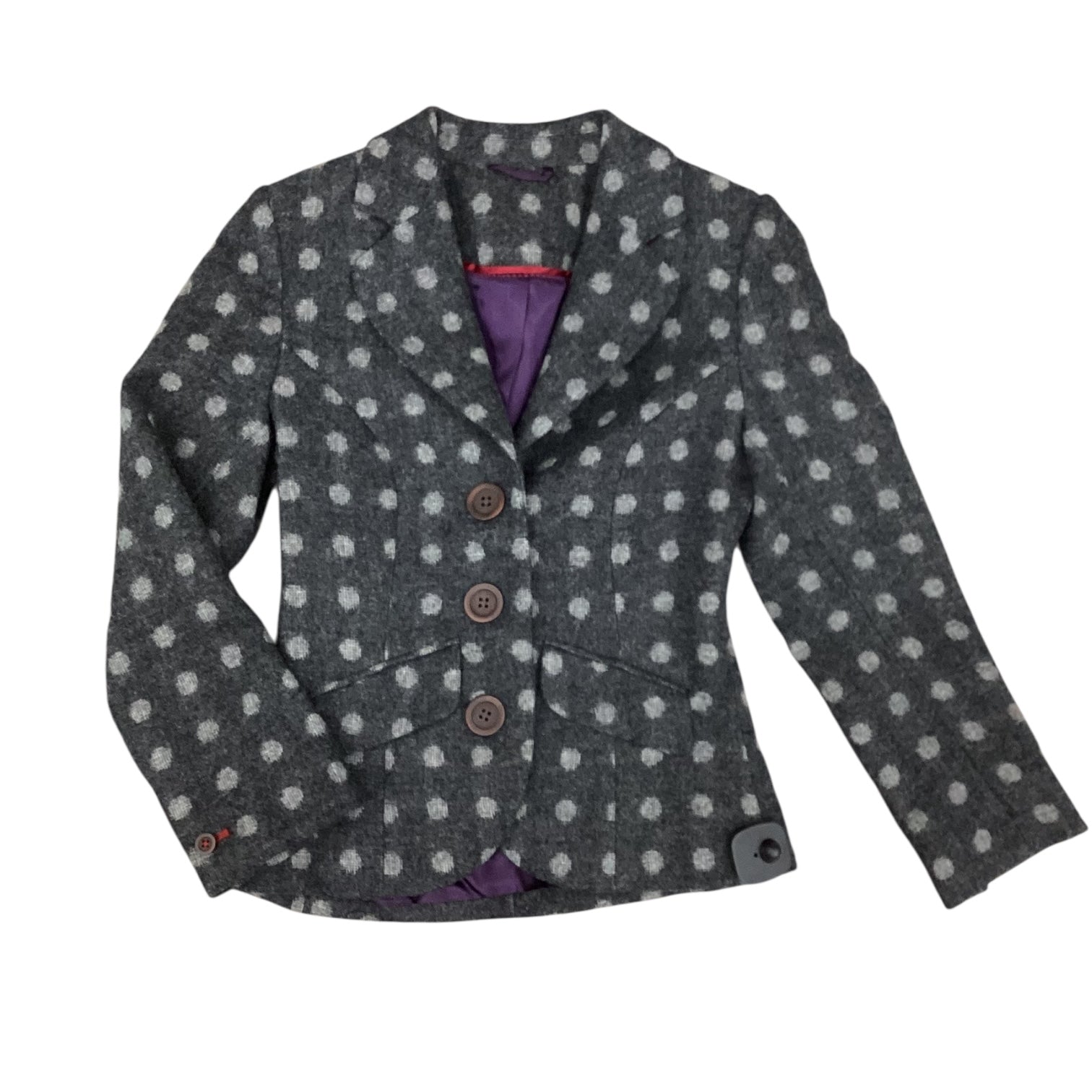 Blazer By Boden In Polkadot Pattern, Size: 8 - Wholesale athletic from Clothes Mentor Portage MI, United States
