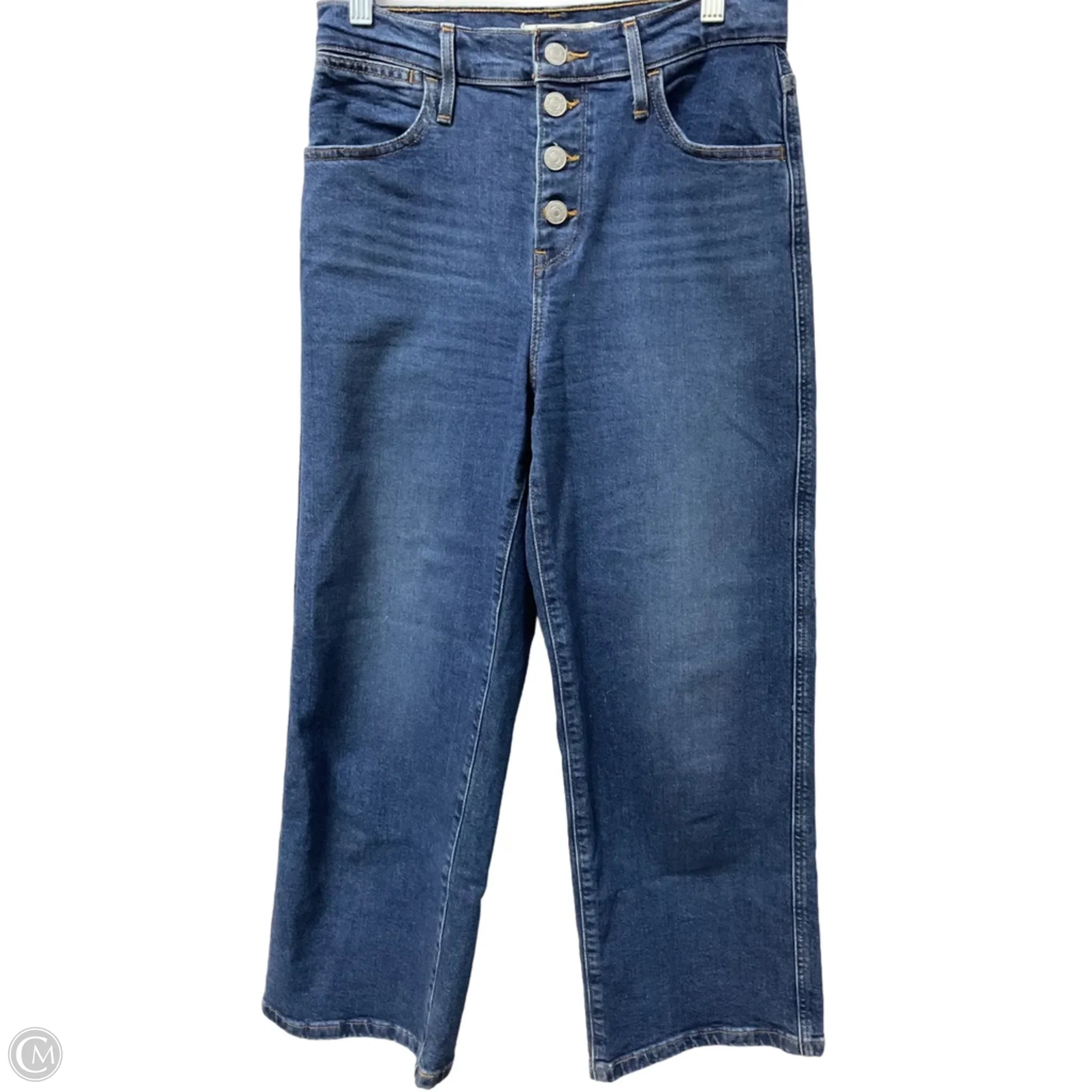 Jeans Wide Leg By Levis In Blue Denim, Size: 2 - Wholesale designer from Clothes Mentor, United States
