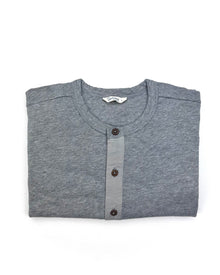 1927 Henley Shirt Long Sleeve Light Grey - Wholesale boho from Concrete Matter, Netherlands