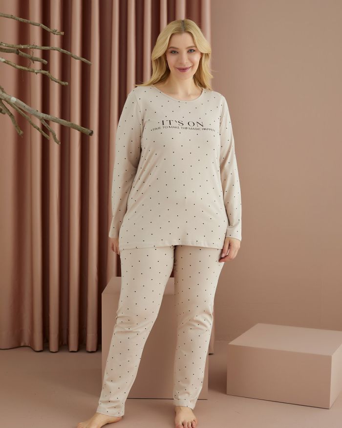 Büyük Beden Pijama Takımı - Wholesale casual from Çuhadar İç Giyim, Turkey