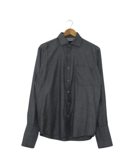 Men’s Grey Shirt Size: L/40 - Wholesale boho from Curated Findings, India