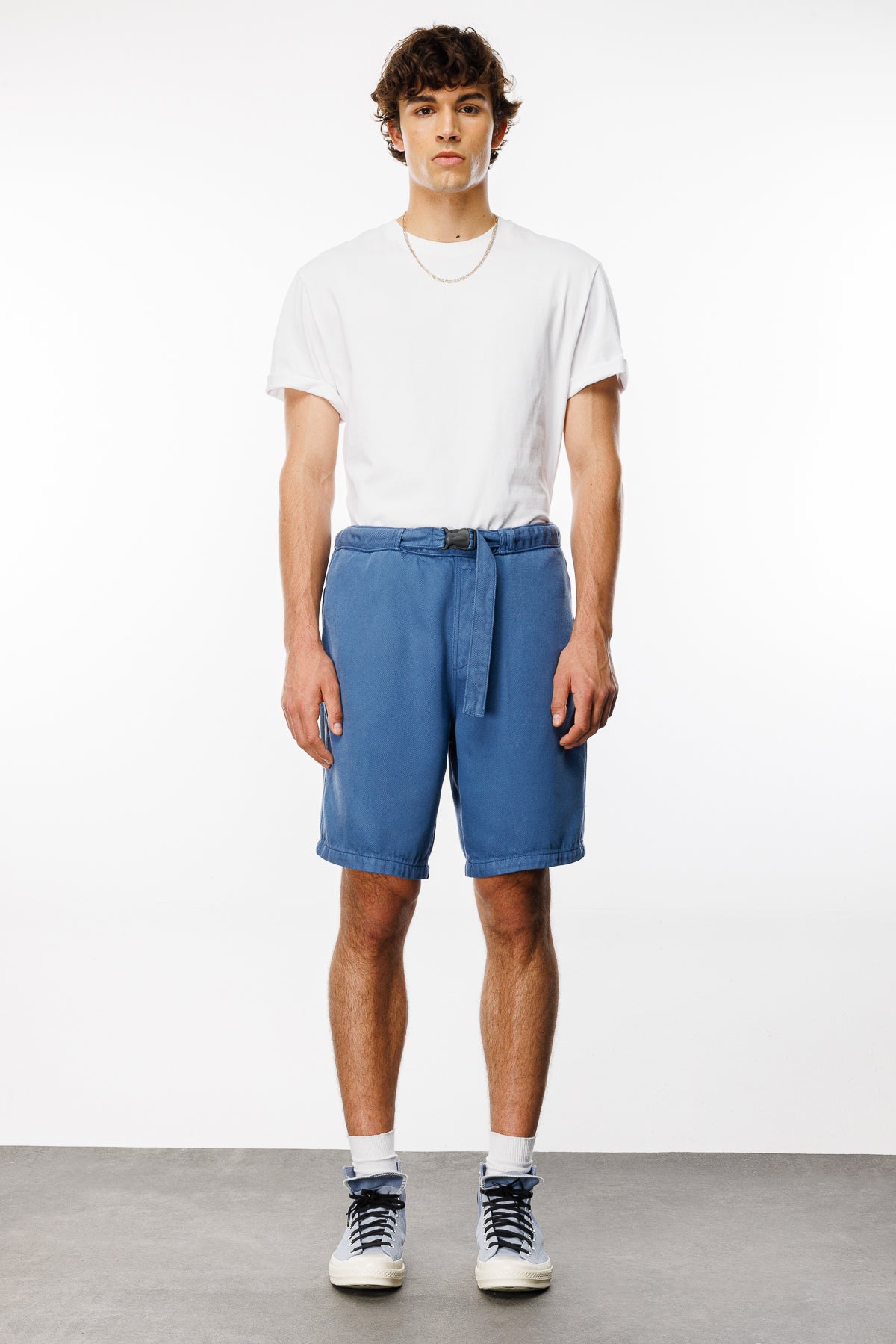 Slim Fit Mavi T-Shirt - Wholesale casual from Denim Trip, Turkey