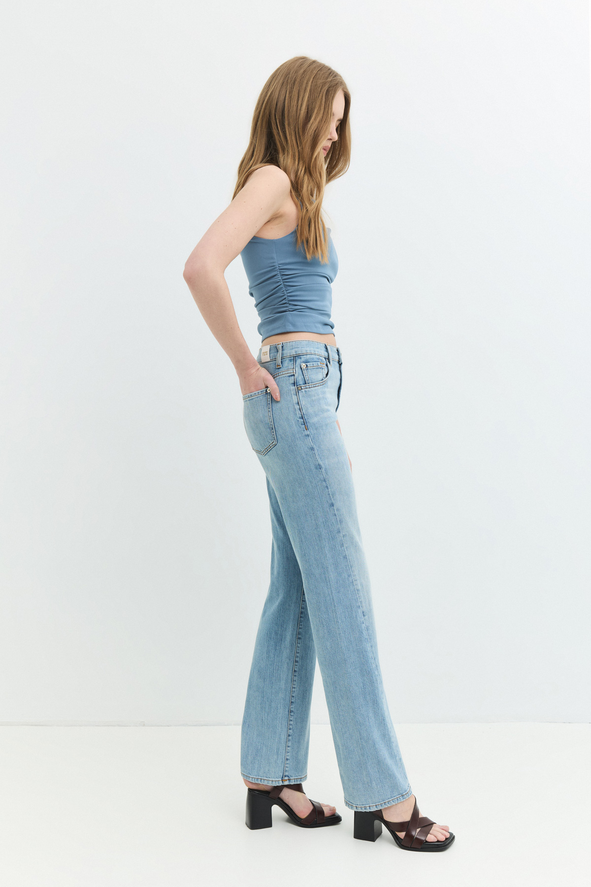 Straight Twisted Kadın Jean Pantolon - Wholesale casual from Denim Trip, Turkey