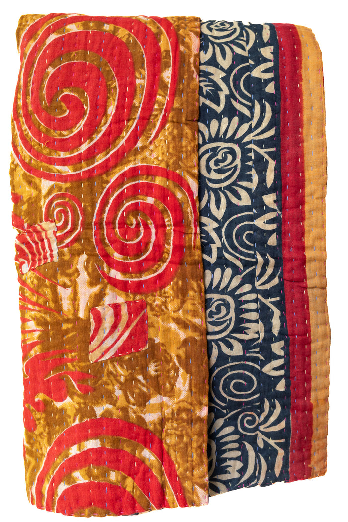 Adventure Kantha Throw - Wholesale boho from Dignify, Bangladesh