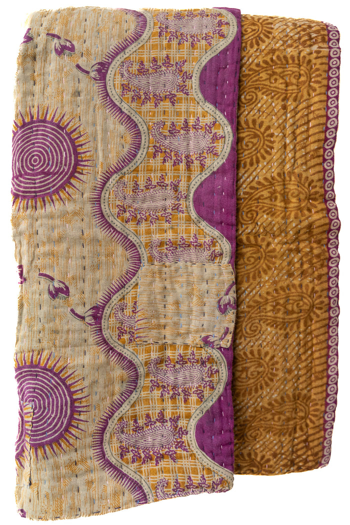 Bask Kantha Throw - Wholesale boho from Dignify, Bangladesh