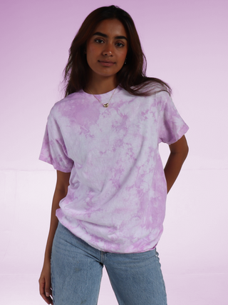 Lilac Crystal Tee - Wholesale boho from Dyenomite Apparel Wholesale, United States