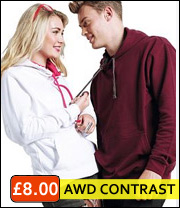 AWD Contrast Hooded - Wholesale boho from EthicStar Ltd, United Kingdom