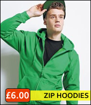 Zip Up Hooded Top - Wholesale boho from EthicStar Ltd, United Kingdom