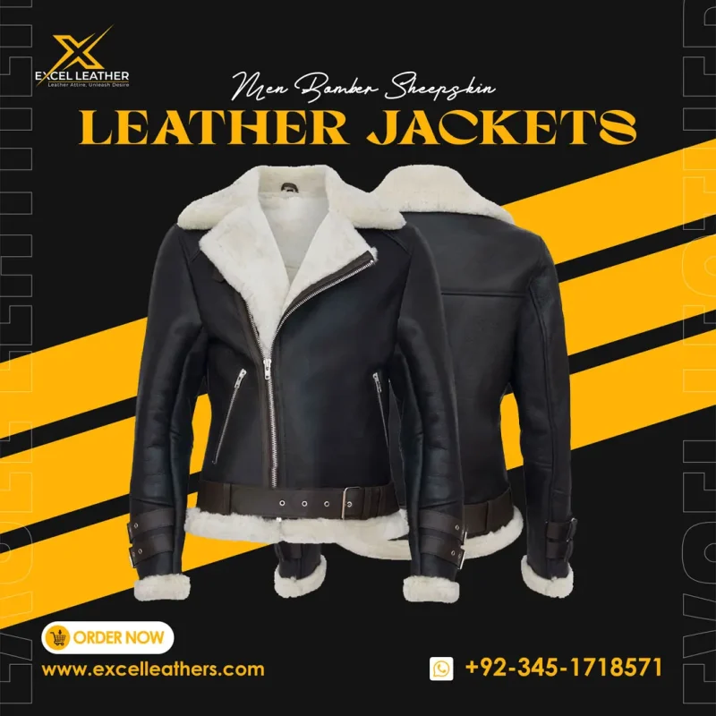 Classic B3 Shearling Leather Jacket - Wholesale boho from Excel Leathers, Pakistan