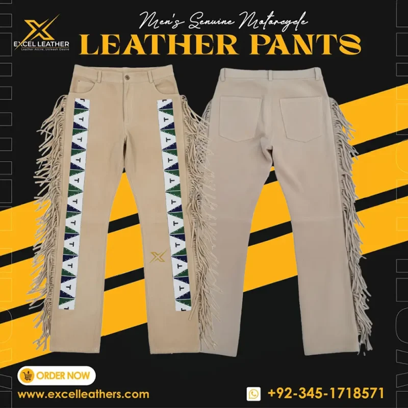 Men’s Beautiful Genuine Leather Shorts - Wholesale boho from Excel Leathers, Pakistan