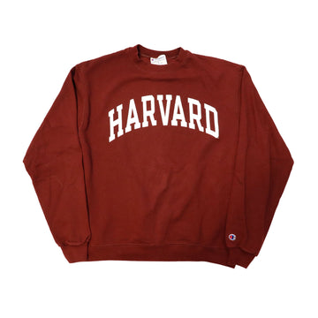 Vintage Harvard Champion Maroon Crewneck Sweatshirt - Wholesale 80s from F as in Frank Vintage, Canada