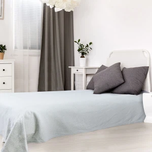 100% Recycled Polyester Printed Fleece Blanket - Viva Weaving (Grey) - Wholesale budget from Fashion Hometex, Thailand