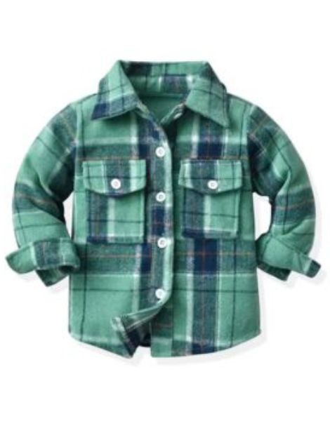 Kids Plaid Jacket - Wholesale 00s from Flannel Clothing, United States