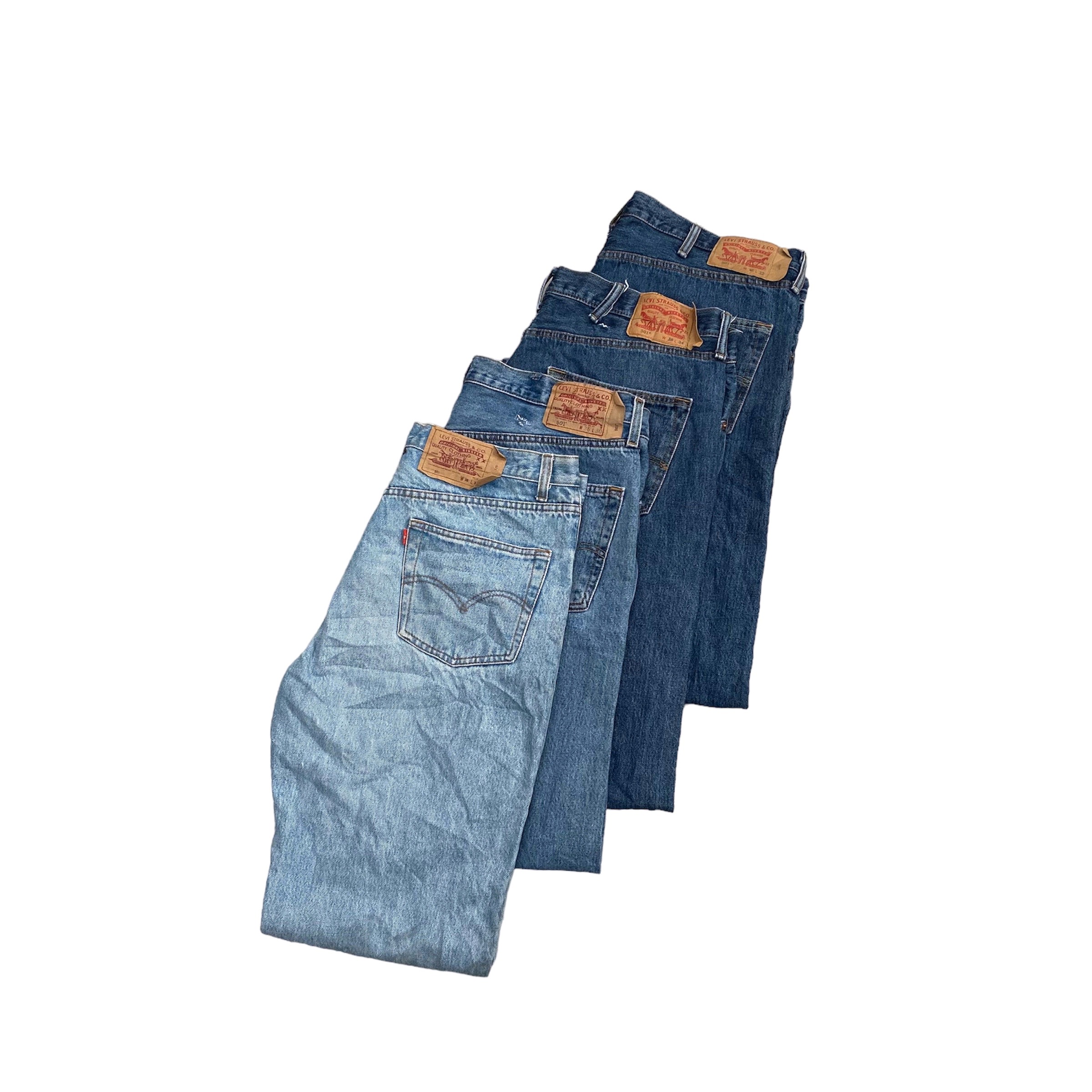 Levi's 501 Jeans - 50 PCS - Wholesale boho from Fox Vintage Wholesale, United Kingdom