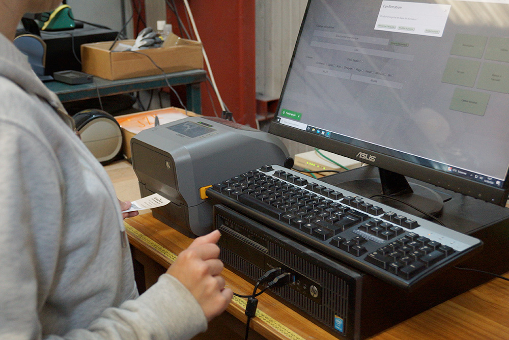 Labeling Step 2 - Wholesale eco-friendly from Framimex, France