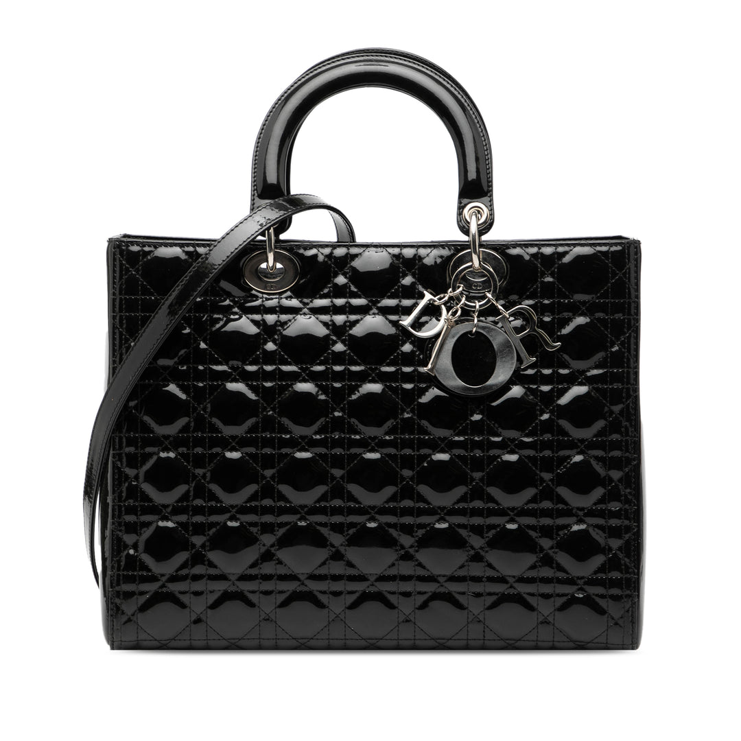 Dior Lady Dior Cannage Grand Noir - Wholesale accessories from Gaby Paris, France