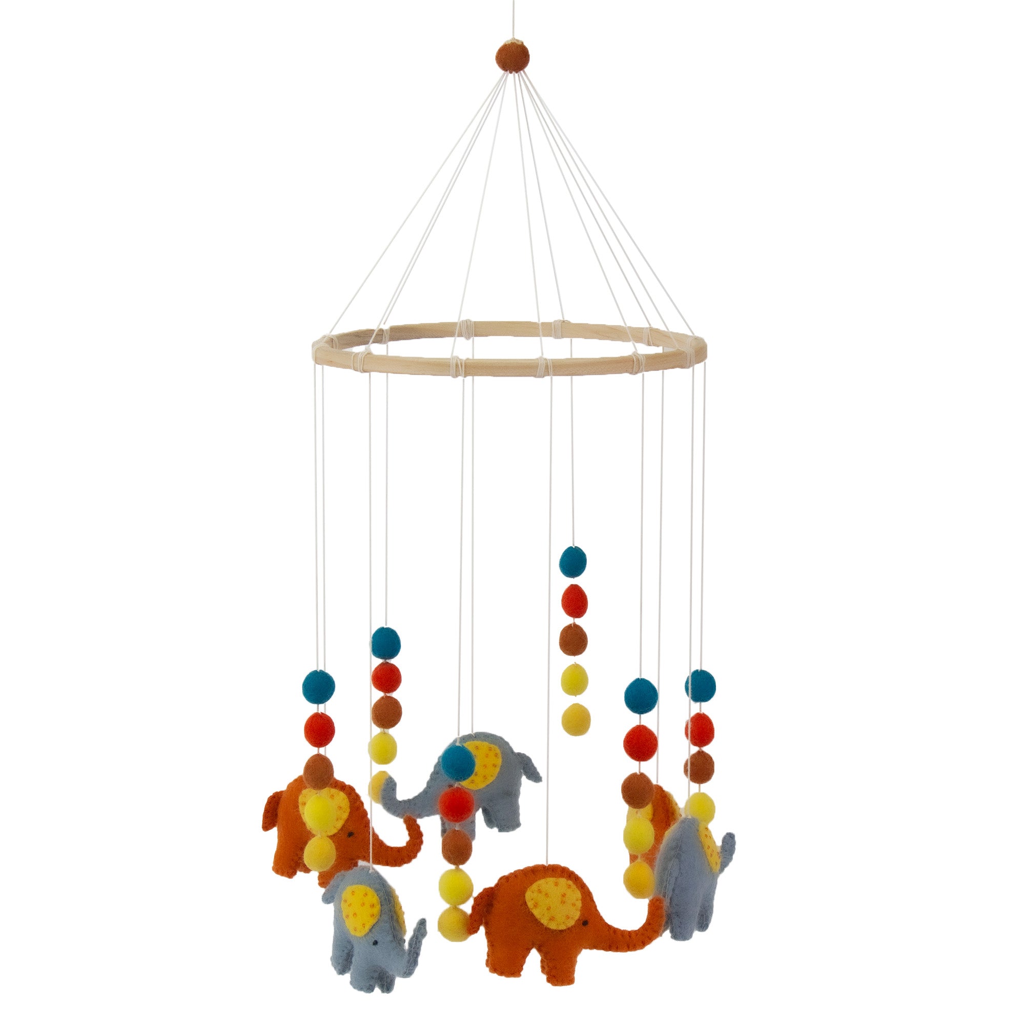 Mobile Elephant Circus Decor for Nursery, Kids or Home Decoration - Wholesale accessories from Global Crafts Wholesale, 