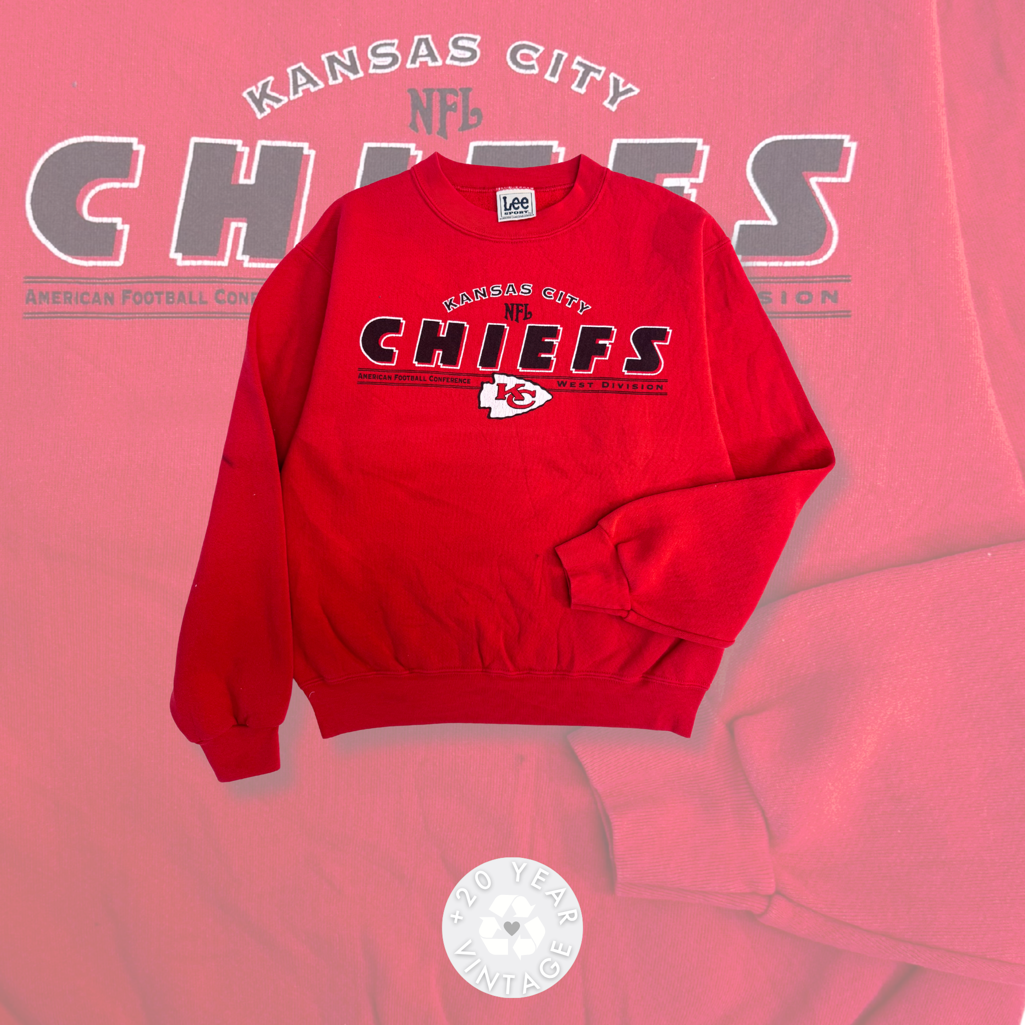 Kansas City Chiefs Sweatshirt - Wholesale retro from GOAT Vintage, United States