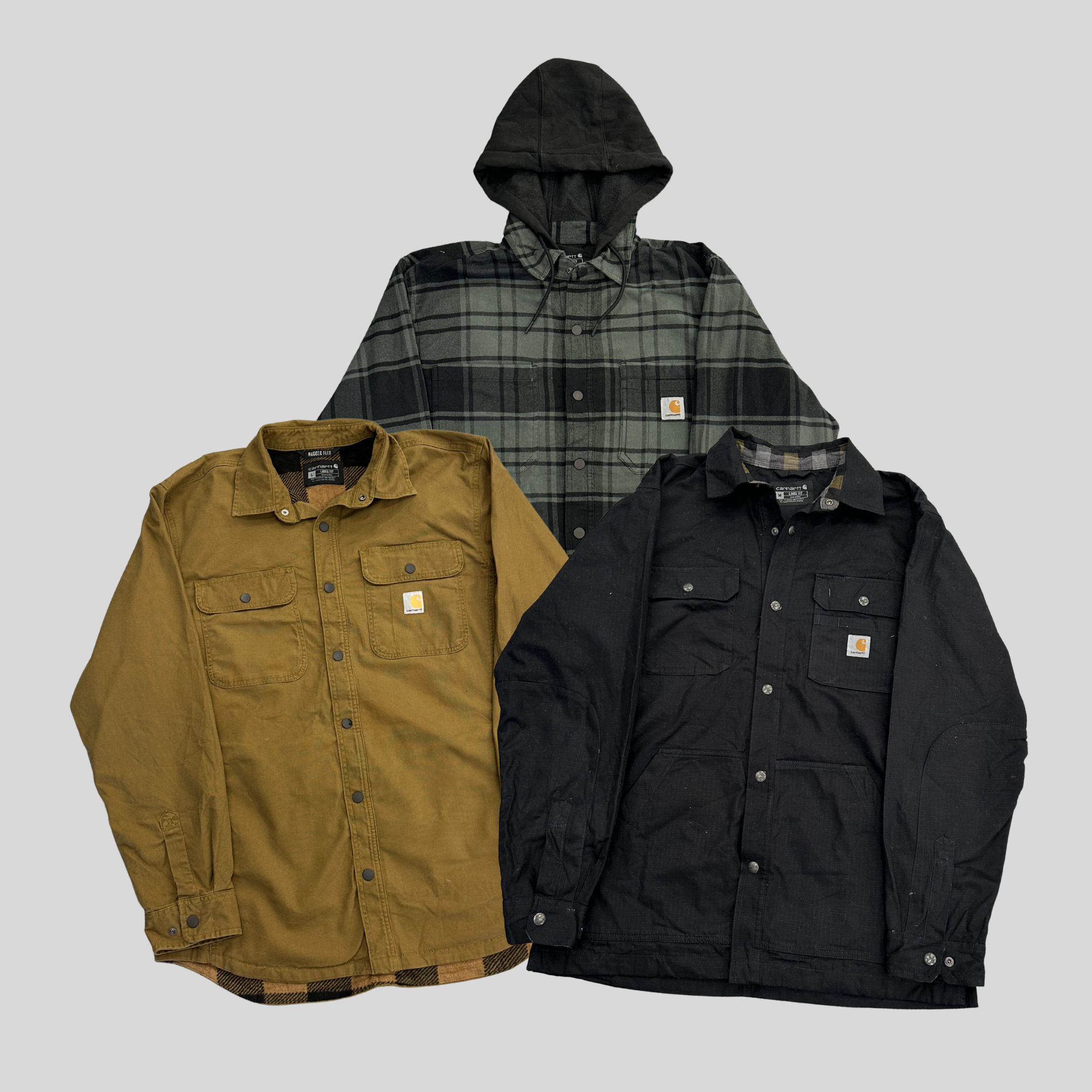 CARHARTT SHACKETS X 10 - Wholesale casual from Graded Wholesale, United Kingdom