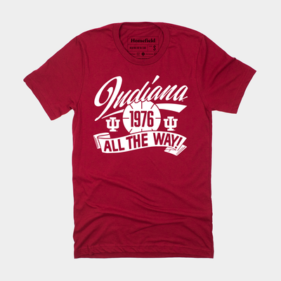 Indiana "All the Way!" Tee - Wholesale casual from Homefield Apparel, United States