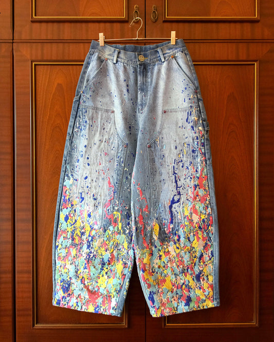 EMBROIDERED CARPENTER JEANS - Wholesale eclectic from HOUSE OF ERRORS, United Kingdom