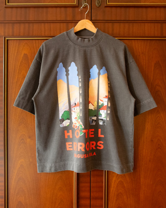 HOTEL ERRORS HEAVYWEIGHT TEE - RAGUSA IBLA (SABLE) - Wholesale eclectic from HOUSE OF ERRORS, United Kingdom