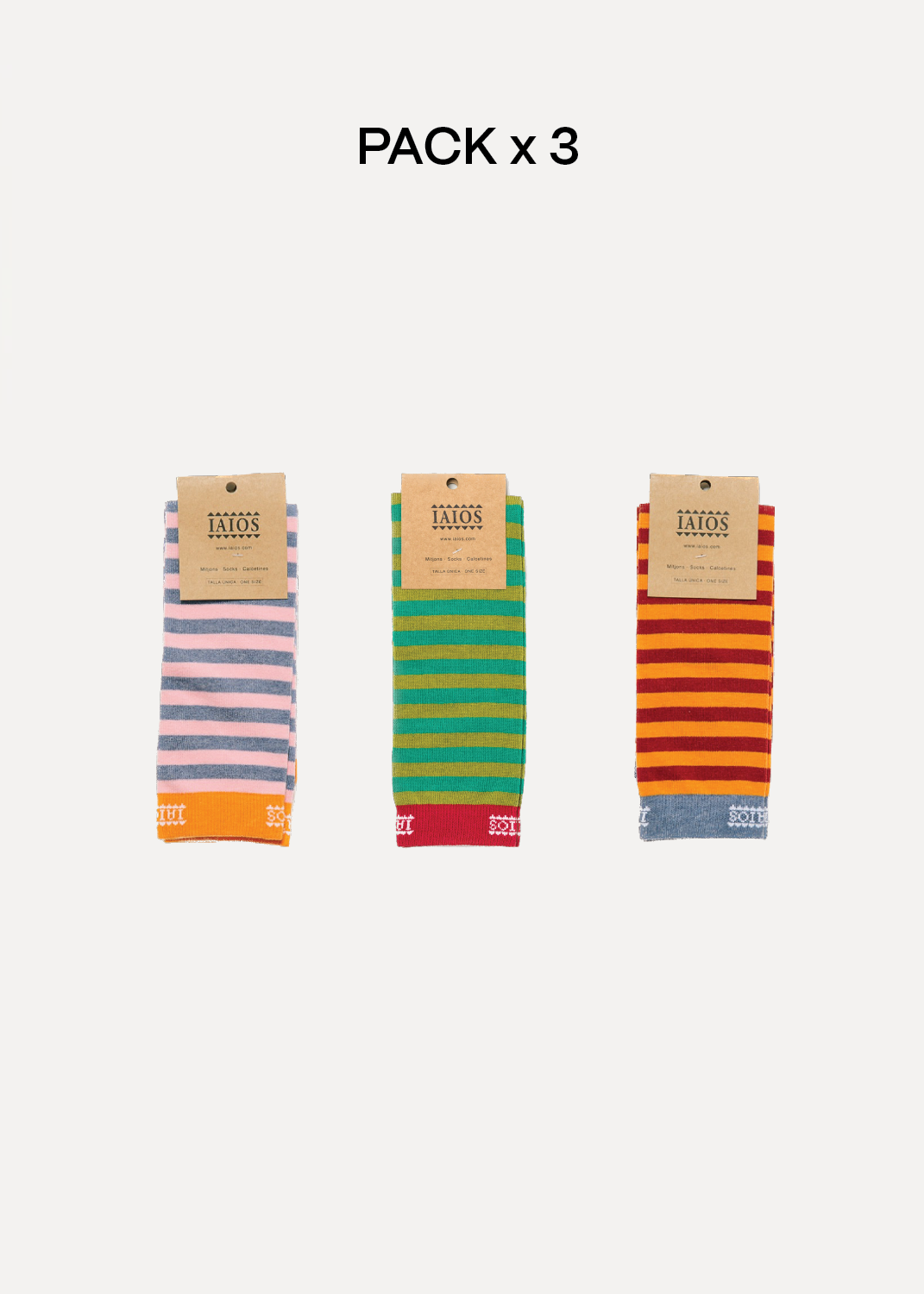 Pack x 3 calcetines - Wholesale fashion from IAIOS, Spain