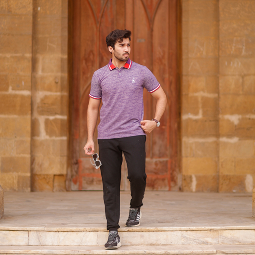 Interjacq Mens Polo - Black - Regular Fit - IM44 - Wholesale boho from Interjacq, Pakistan