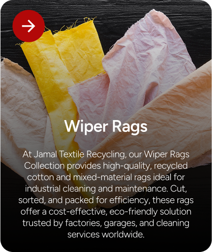 Wiper Rags - Wholesale budget from Jamal Textile Recycling, Pakistan