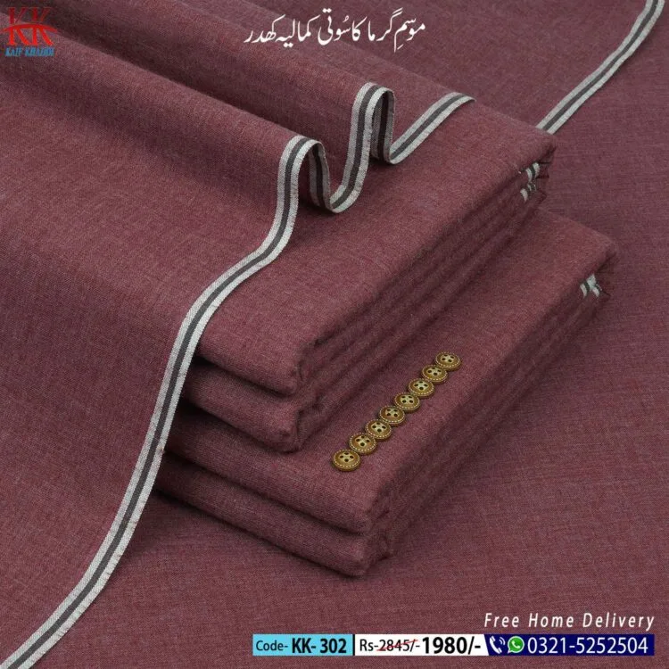 Summer Classic Khaddar-KK-302 - Wholesale designer from Kaif Khaddi, Pakistan