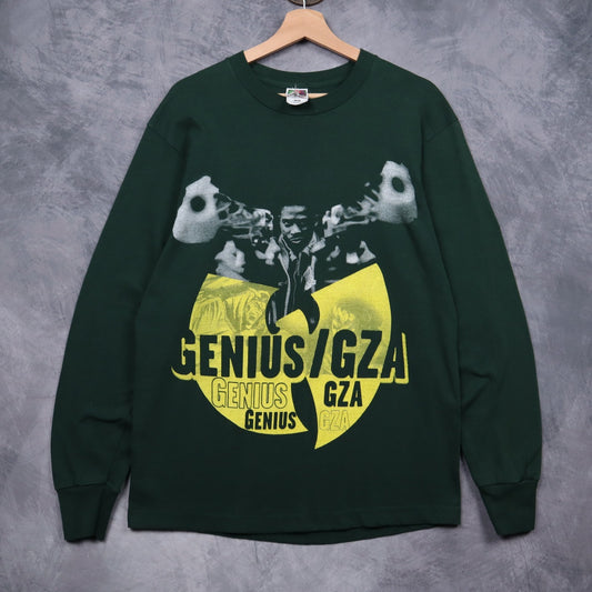 90s Green Genius/GZA Liquid Swords Long Sleeve Shirt 5125 - Wholesale casual from Keep It Classic Vtg, United States