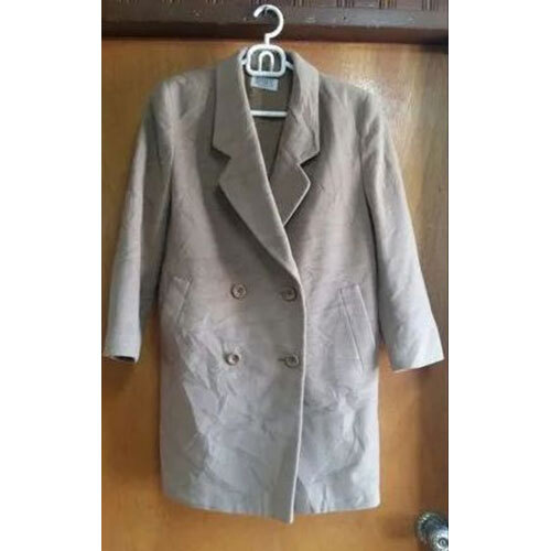 Ladies Long Overcoat Used Cloth Korean Second Hand Bale Thrift - Wholesale budget from Kimchi Industries, India