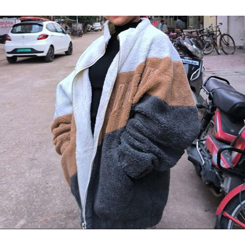 Ladies Teddy Fur Jacket Used Cloth Korean Second Hand Bale Thrift - Wholesale budget from Kimchi Industries, India