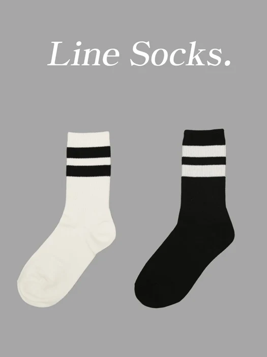 Line Socks Set - Wholesale boho from KKAMI, South Korea