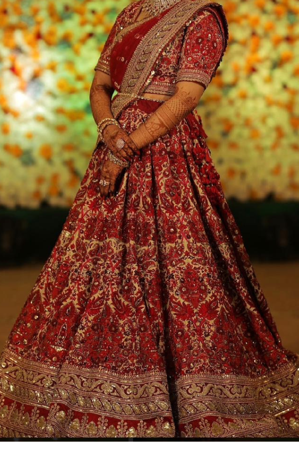 Sabyasachi red bridal lehenga - Wholesale casual from Kuro Clothing India, India