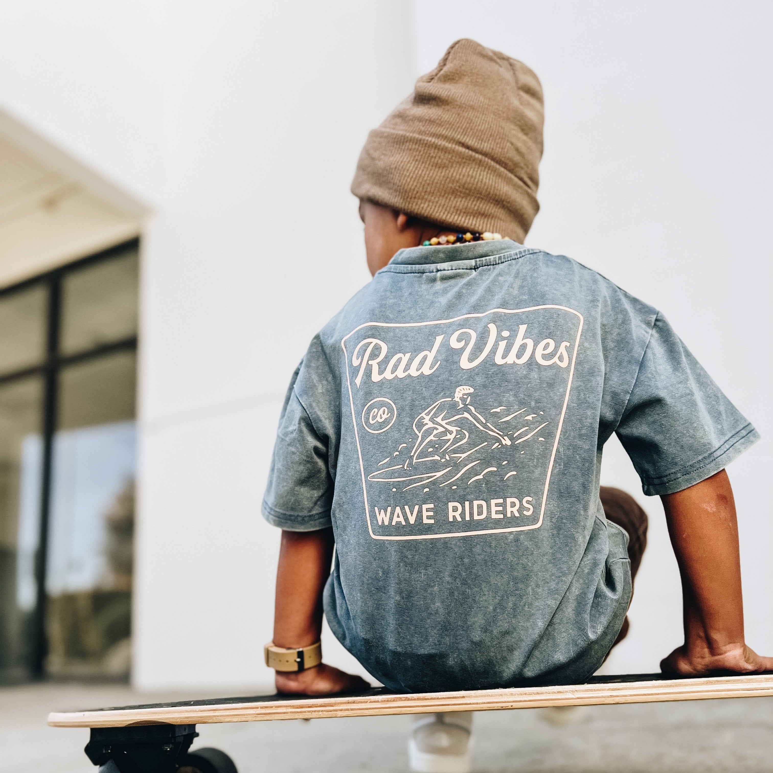 THE MAVERICKS TEE - CLOUD BLUE - Wholesale eclectic from Little Rad Things, United States