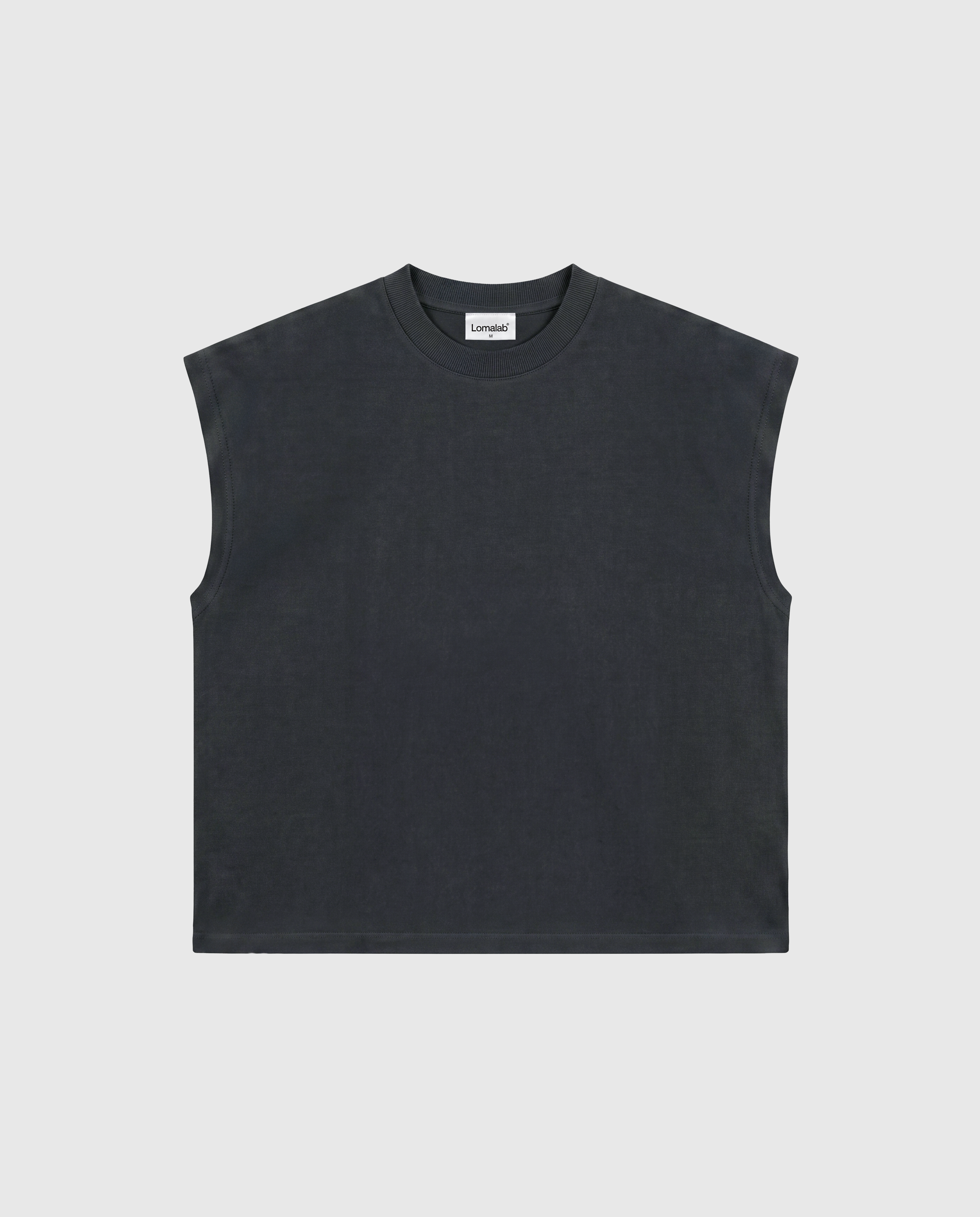 Muscle Tee - Anthracite - Wholesale mens from Lomalab, Italy
