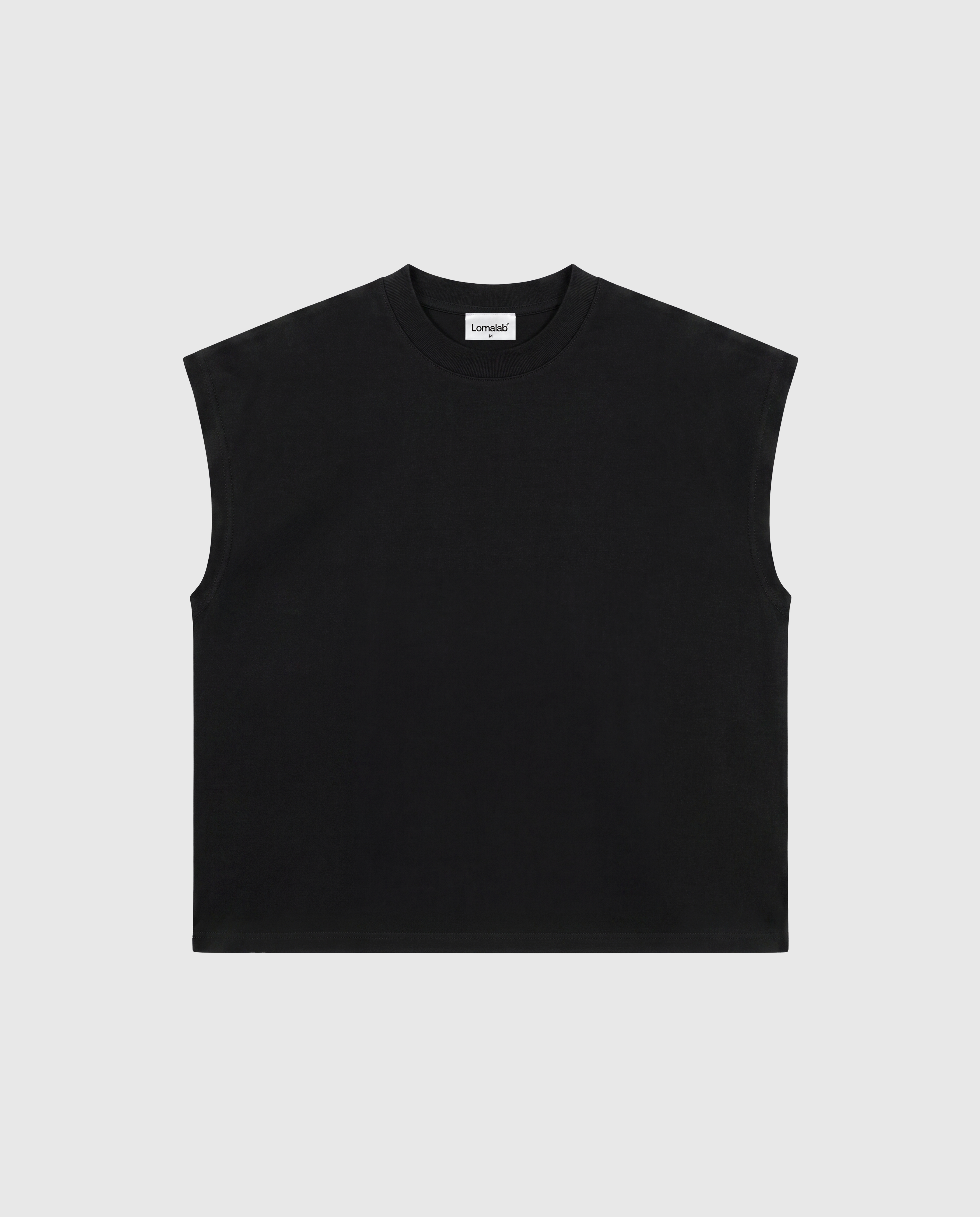 Muscle Tee - Jet Black - Wholesale mens from Lomalab, Italy