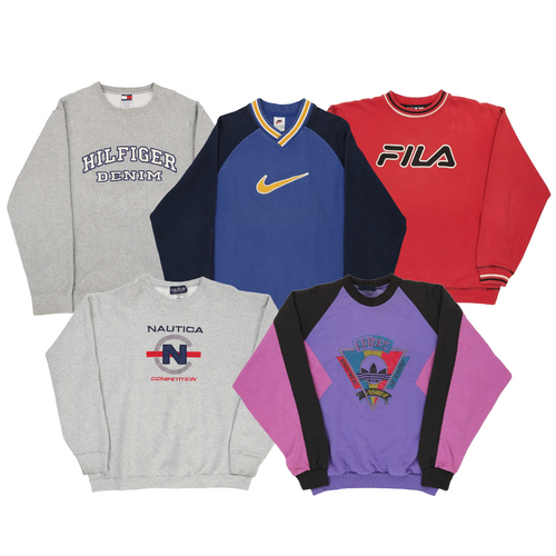 20 KG Reseller Box - Sweatshirt & Hoodie Mix - Wholesale 2000s from London Vintage Wholesale, United Kingdom