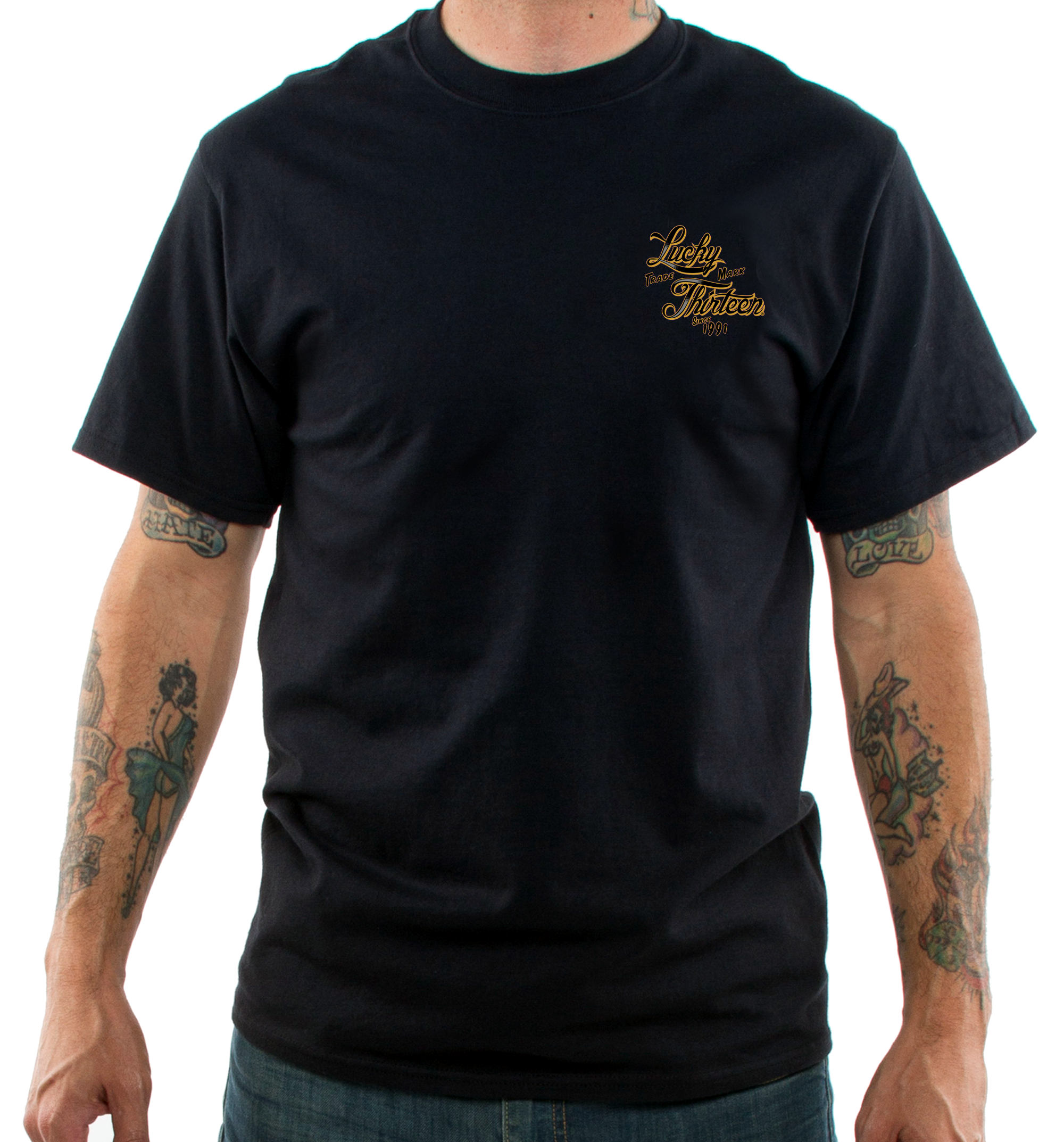 GOLD CUSTOM Casual Fit Tee - Wholesale accessories from Lucky 13, United States