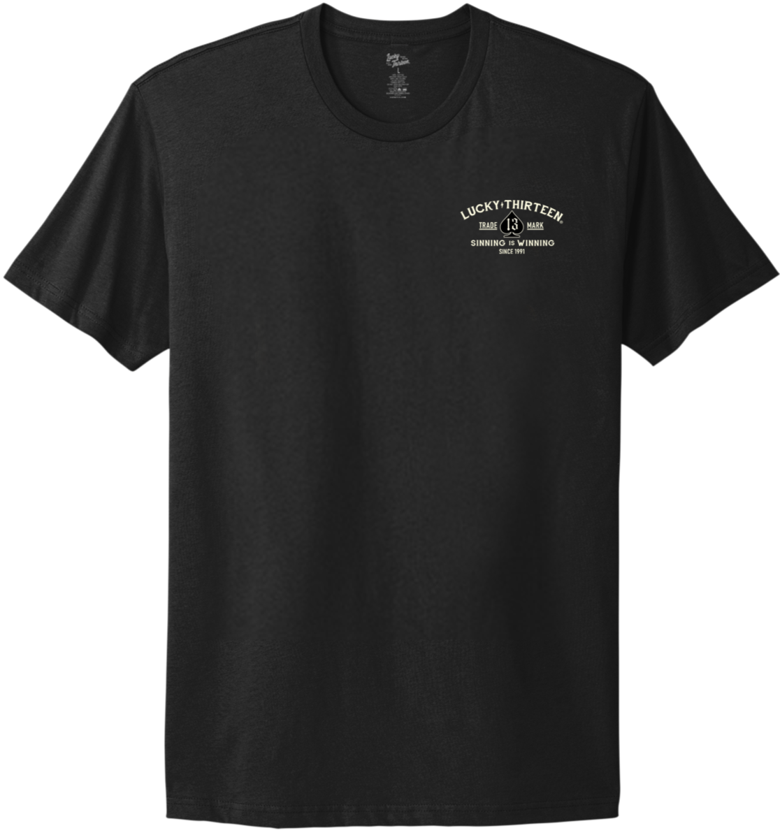 SINNING IS WINNING Casual Fit Tee - Wholesale accessories from Lucky 13, United States